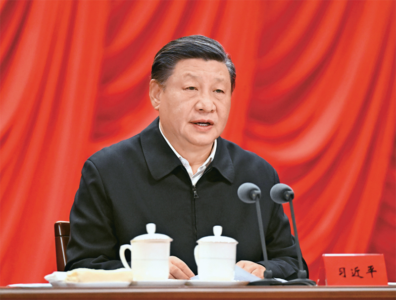 2023年2月7日，新進(jìn)中央委員會的委員、候補(bǔ)委員和省部級主要領(lǐng)導(dǎo)干部學(xué)習(xí)貫徹習(xí)近平新時代中國特色社會主義思想和黨的二十大精神研討班在中央黨校（國家行政學(xué)院）開班。中共中央總書記、國家主席、中央軍委主席習(xí)近平在開班式上發(fā)表重要講話。 新華社記者 李學(xué)仁/攝