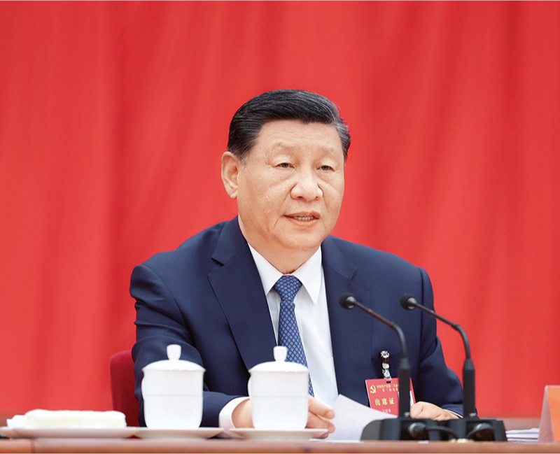 中國共產黨第二十屆中央委員會第三次全體會議，于2024年7月15日至18日在北京舉行。中央委員會總書記習近平作重要講話。 新華社記者 鞠鵬/攝